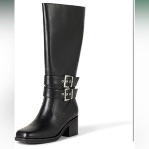 The Drop women’s talk biker boots.  NWT. Size 7. Black